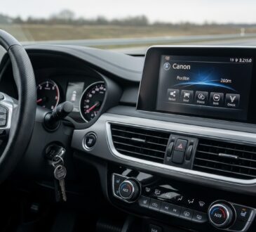 intérieur d'une voiture