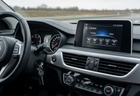 intérieur d'une voiture