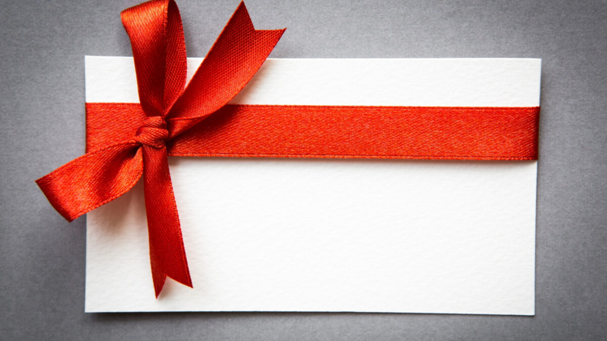 Comment offrir une carte cadeau parfaite ?