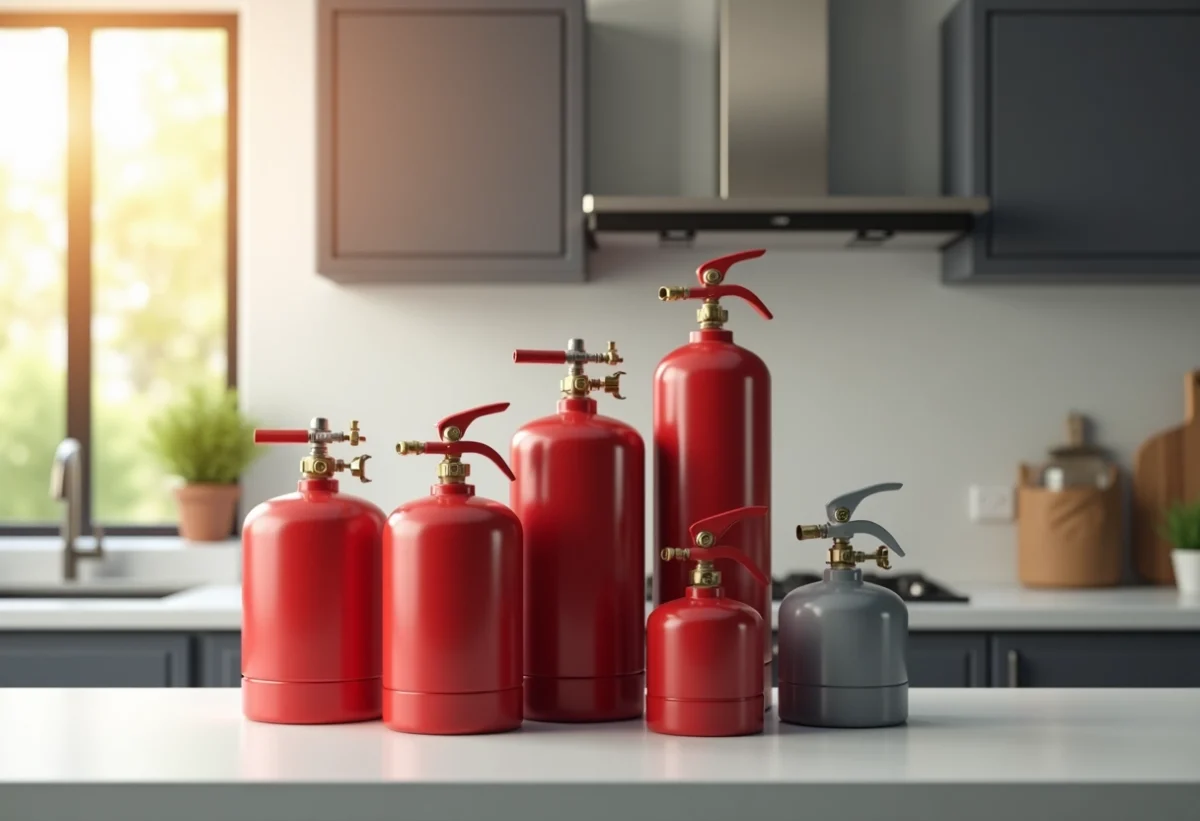 cylindres de gaz cuisine