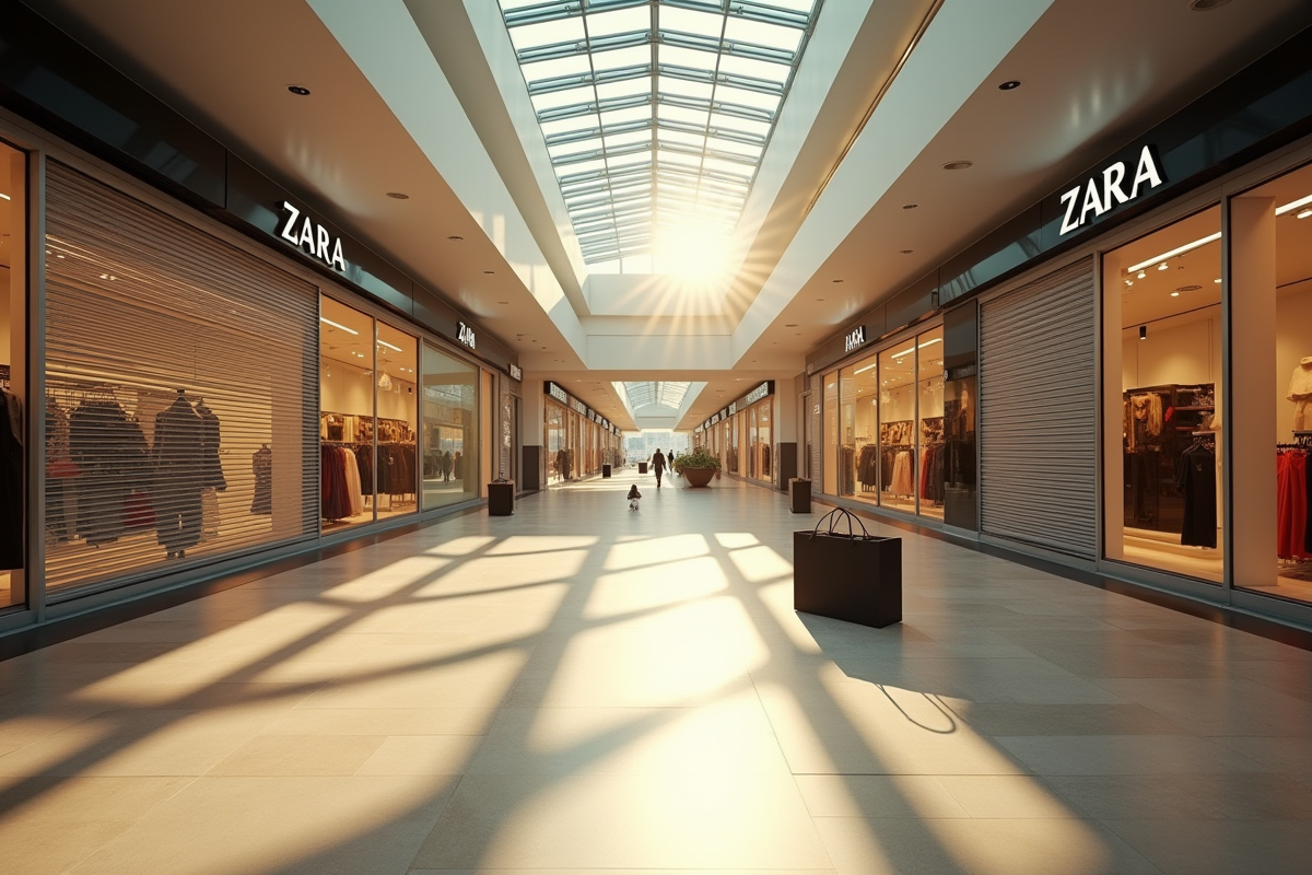 magasin fermeture