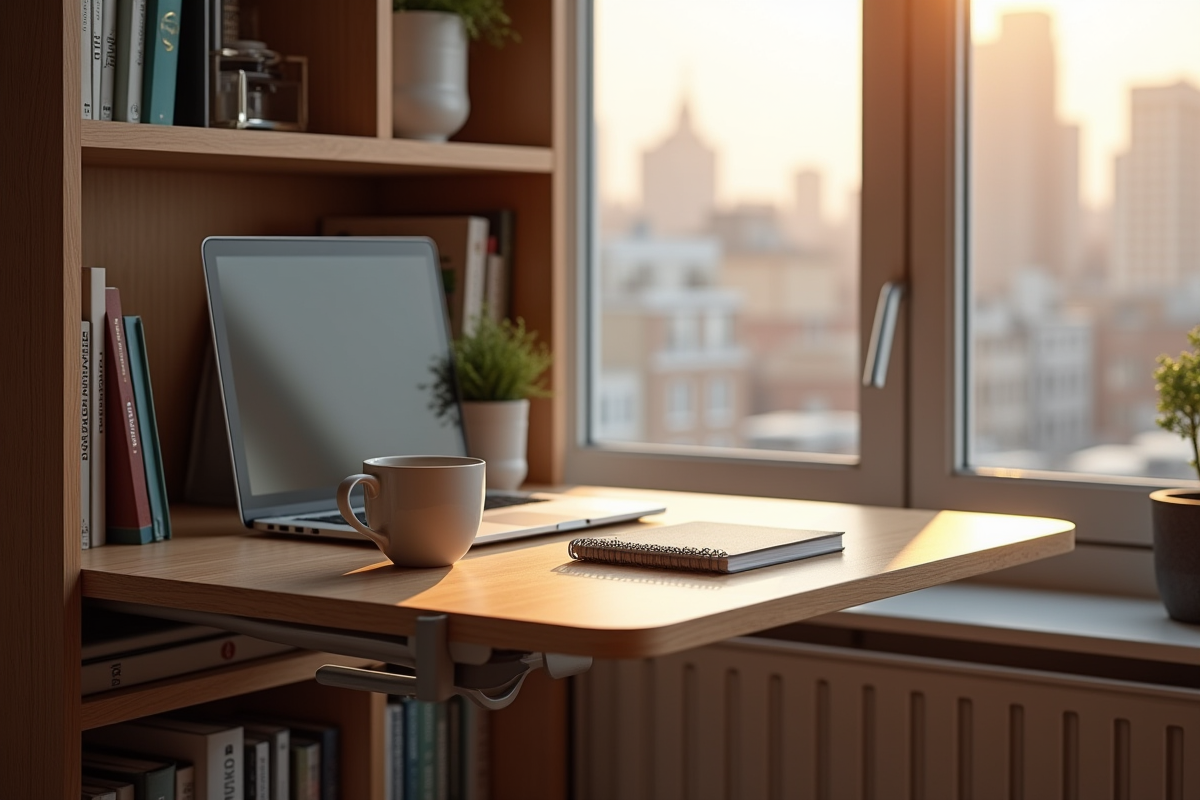 bureau rétractable