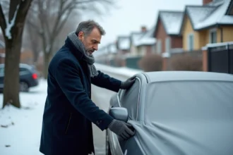 Préparation d'une voiture pour affronter l'hiver et ses intempéries