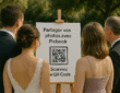 qr code à un mariage